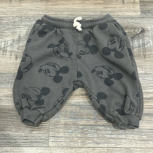 Zara Mickey Mouse Track Pants - Picture 1 of 3